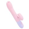 Wibrator-Silicone Vibrator USB 7 Function and Thrusting Function / Heating, pink